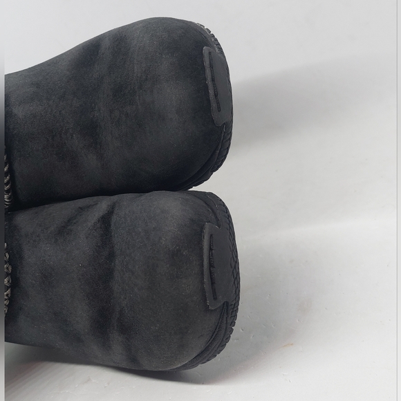 Merrell Encore Stitch High Boots Shearling Lined Black Suede Womens Sz 7 J66194 - Picture 10 of 14